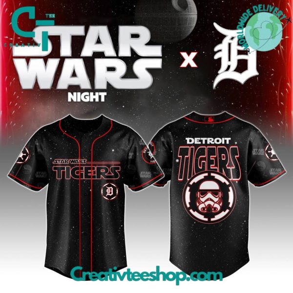 Detroit Tigers Mlb X Star Wars Night 2025 Special Edition Baseball Jersey