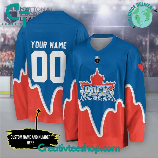 Nll Toronto Rock Blue Hockey Jersey