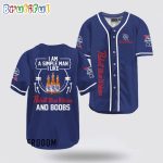 I Like Pabst Blue Ribbon And Boobs Baseball Jersey