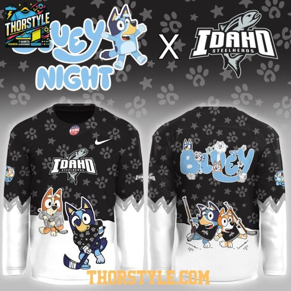 Idaho Steelheads X Bluey Night Game 2026 Personalized Hockey Jersey