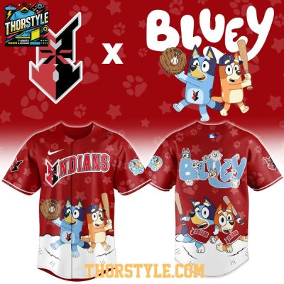 Indianapolis Indians X Bluey And Bingo Night 2026 Baseball Jersey
