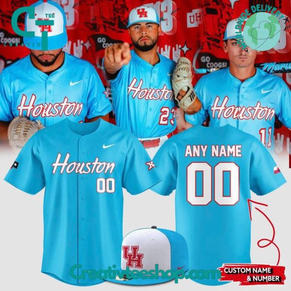 Houston Cougars Special New 2025 Blue Jersey