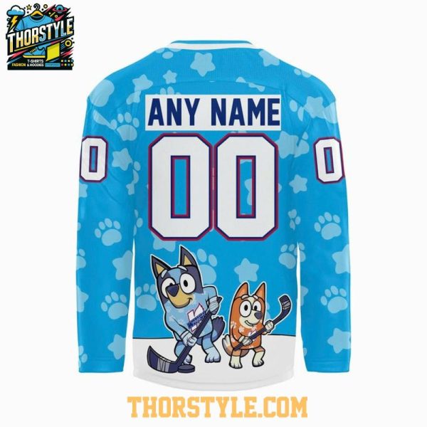 Kalamazoo Wings Bluey Night 2026 Personalized Hockey Jersey