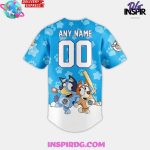 Kane County Cougars X Bluey Custom Baseball Jersey