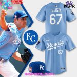 Kansas City Royals Lugo Light Blue Baseball Jersey