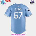 Kansas City Royals Lugo Light Blue Baseball Jersey