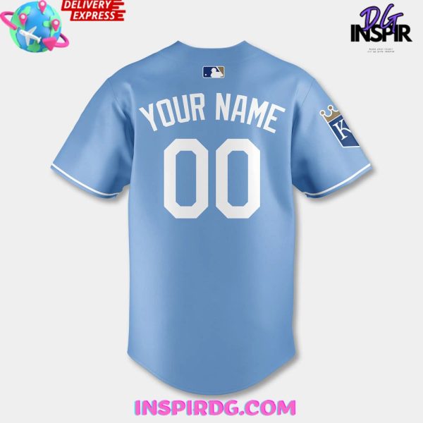 Kansas City Royals Lugo Light Blue Baseball Jersey