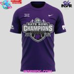 Kansas State Wildcats 2024 Rate Bowl Champions Purple T-Shirt