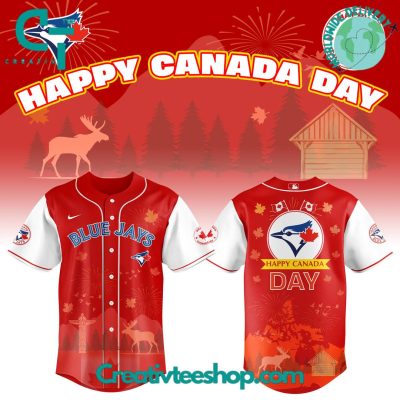 Toronto Blue Jays X Happy Canada Day 2025 Limited Edition Baseball Jersey