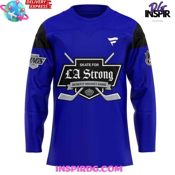 Los Angeles Kings La Strong 2025 Blue Jersey