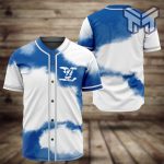 Louis Vuitton Blue Baseball Jersey Shirt Lv Luxury Clothing Clothes Sport For Men Women Hot