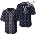 Louis Vuitton Blue Baseball Jersey Shirt Lv Luxury Clothing Clothes Sport For Men Women Hot  Type02