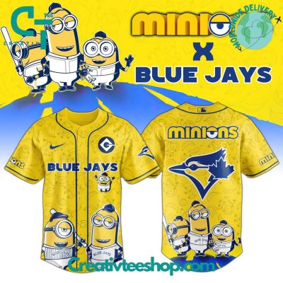 Toronto Blue Jays X Minions Exclusive Baseball Jersey