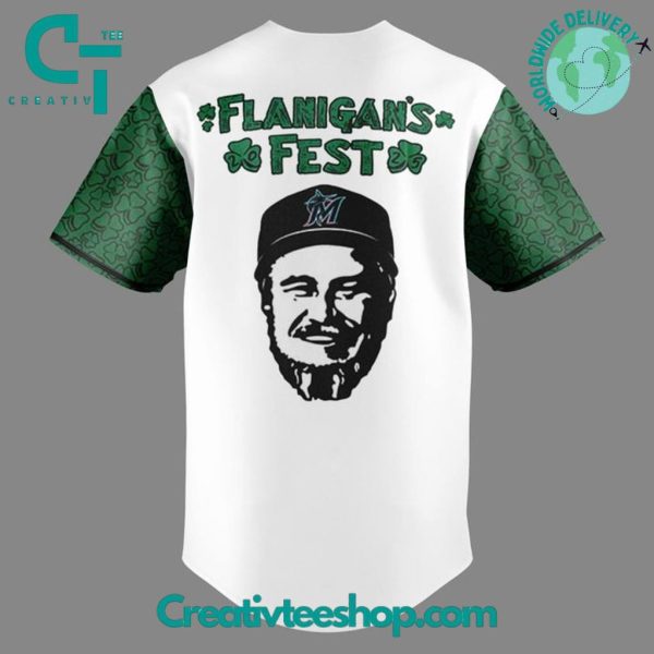 Miami Marlins Flanigans Fest '25 Special Edition Baseball Jersey