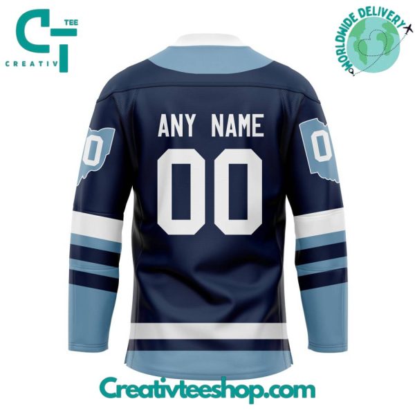 Nhl Columbus Blue Jackets Personalized Heritage Hockey Jersey