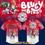 Nashville Sounds Bluey And Bingo Anniversary 2025 Baseball Jersey