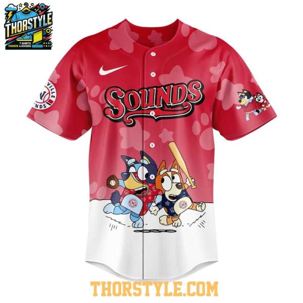 Nashville Sounds Bluey And Bingo Anniversary 2025 Baseball Jersey