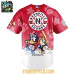 Nashville Sounds Bluey And Bingo Anniversary 2025 Baseball Jersey