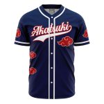 Navy Blue Akatsuki Uchiha Shippuden Baseball Jersey