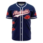 Navy Blue Akatsuki Uchiha Shippuden Baseball Jersey
