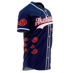 Navy Blue Akatsuki Uchiha Shippuden Baseball Jersey