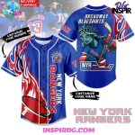 New York Broadway Blueshirts Baseball Jersey