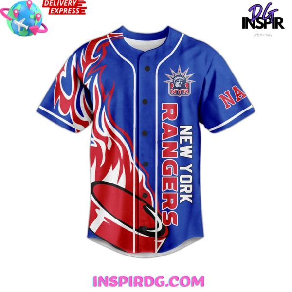 New York Broadway Blueshirts Baseball Jersey