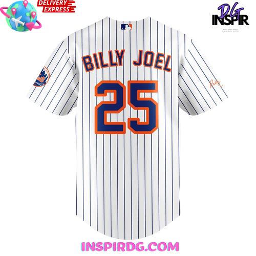 New York Mets Billy Joel Sting Special Baseball Jersey