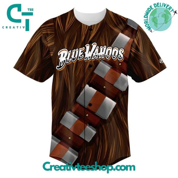Pensacola Blue Wahoos X Star Wars 2025 Personalized Baseball Jersey