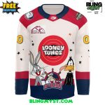 Peoria Rivermen Looney Tunes Night At Rink Edition Hockey Jersey