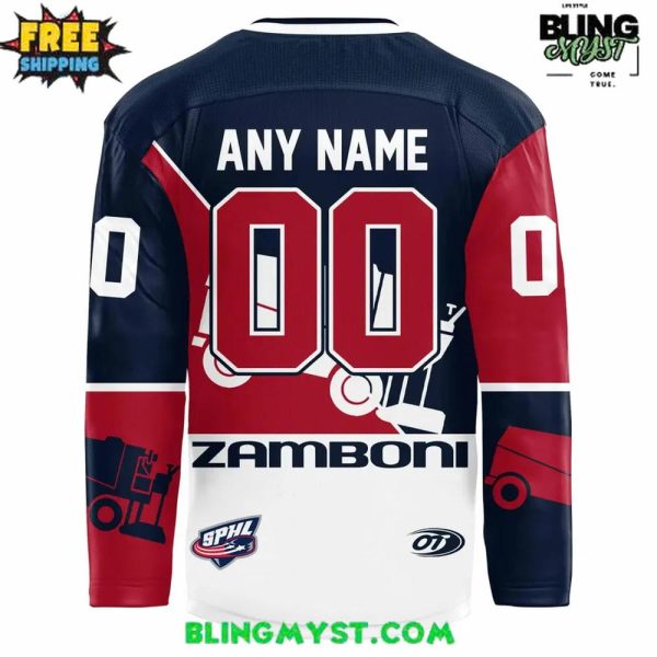 Peoria Rivermen Zamboni Replica Special Hockey Jersey