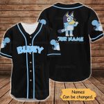 Customizable Bluey Baseball Jersey For Kids – Personalized Name & Fun Design!