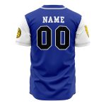Personalized Triceratops Blue Power Rangers Baseball Jersey