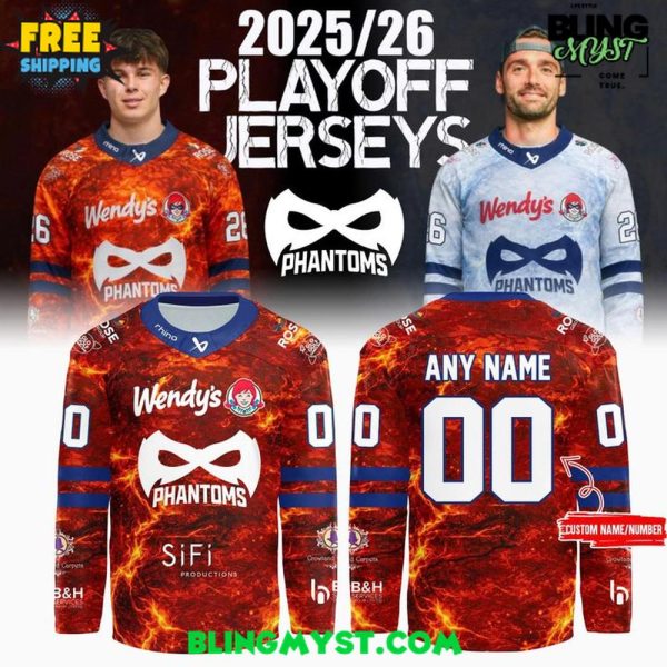 Peterborough Phantoms 2025-26 Playoff Hockey Jersey