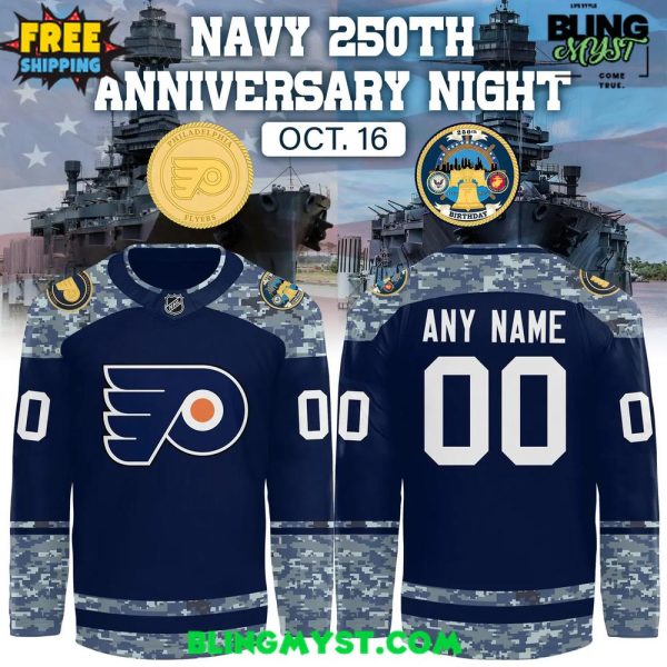 Philadelphia Flyers 250Th Anniversary Night Hockey Jersey