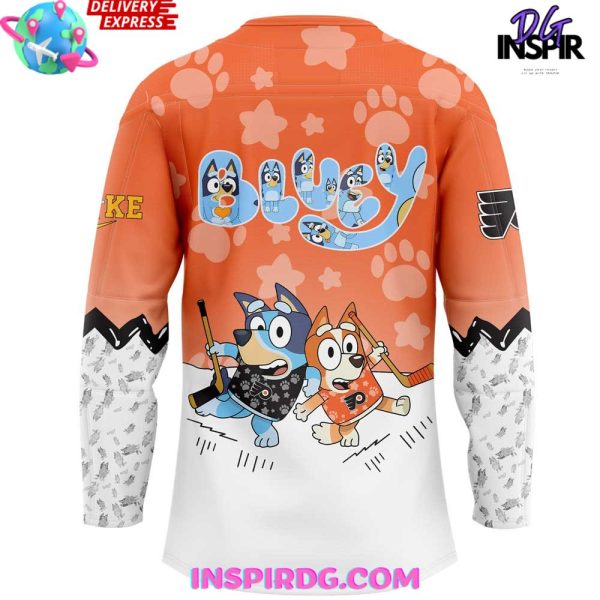 Philadelphia Flyers Bluey And Bingo Special Jersey