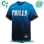 Philadelphia Phillies Blue 2024 City Connect Baseball Jersey