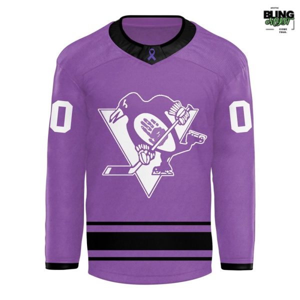 Pittsburgh Penguins 2025 Hockey Fights Cancer Limited Hockey Jersey