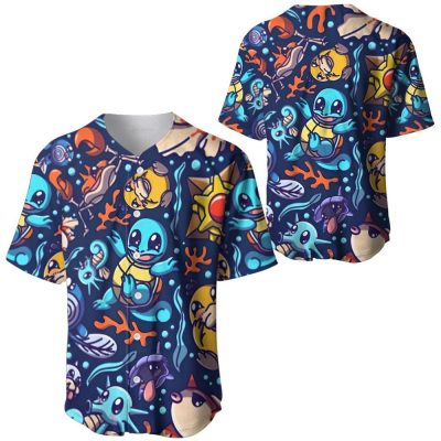 Vibrant Cartoon Sea Creature T-Shirt – Unisex All-Over Print, Fun & Stylish Casual Wear