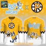Providence Bruins Bluey Night Game 2026 Personalized Hockey Jersey