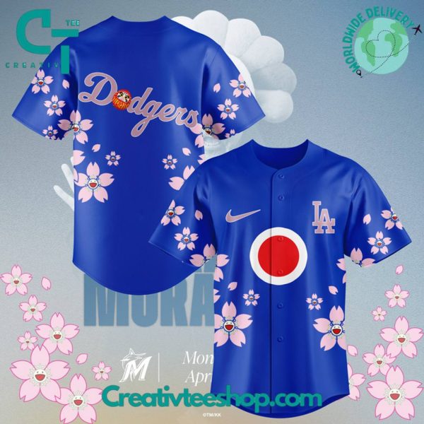 Los Angeles Dodgers Japanese Heritage Night 2025 Special Blue Baseball Jersey