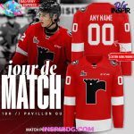 Quebec Remparts 2024 Red Hockey Jersey