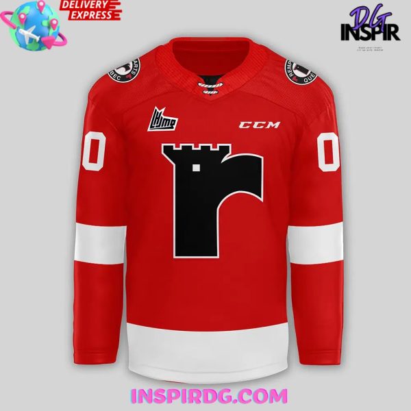 Quebec Remparts 2024 Red Hockey Jersey