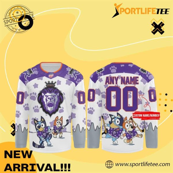 Reading Royals X Bluey Day 2025 Personalized Hockey Jersey