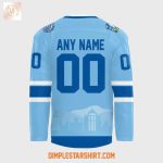 Roanoke Rail Yard Dawgs Jersey Rafler Light Blue 2026 Hockey Jersey