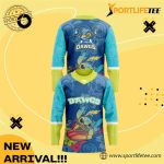 Roanoke Rail Yard Dawgs X Lilo And Stitch Hockey Jersey