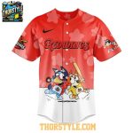 Rochester Red Wings Bluey And Bingo Anniversary 2025 Baseball Jersey