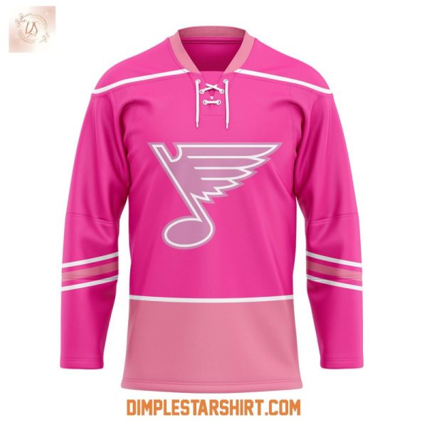 St.Louis Blues Promotions Pink In The Rink Night Hockey Jersey