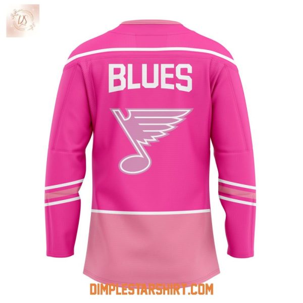 St.Louis Blues Promotions Pink In The Rink Night Hockey Jersey