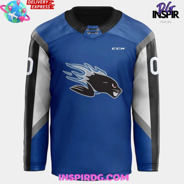 Saint John Sea Dogs 2024 Blue Hockey Jersey